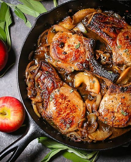 Apple Cider Pork Chops