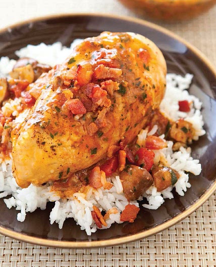 Rustic Braised Chicken with Muchrooms