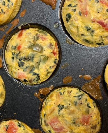 Weight Watchers Zero Point Turkey Omelette Muffins