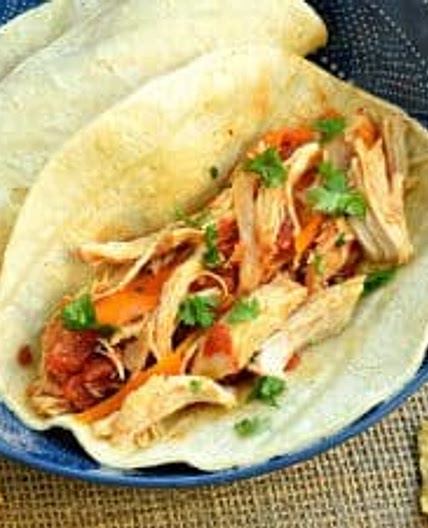 Slow Cooker or Instant Pot Chicken Fajitas - Gluten Free & Dairy Free
