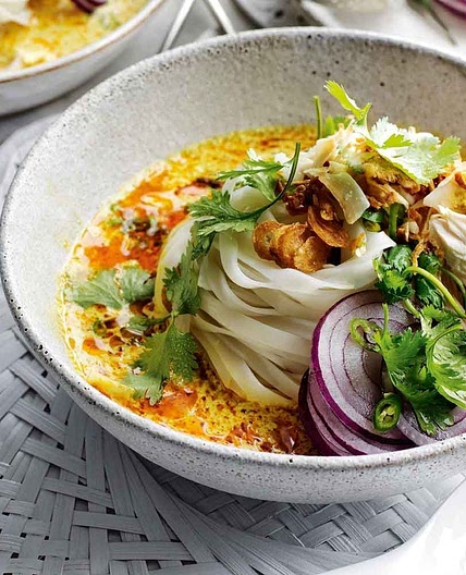 Phoebe Wood's coconut chicken noodle soup