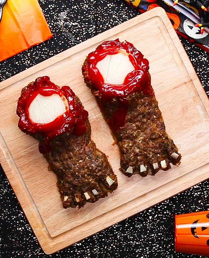 Halloween Feet Loaf Recipe by Tasty