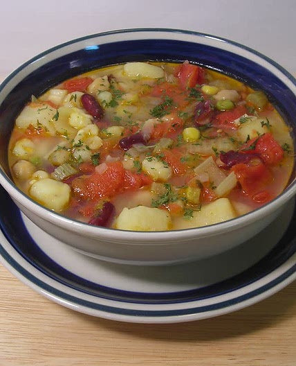 Vegetable Hominy Soup