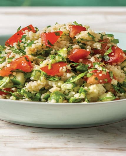 Mint & Parsley Tabbouleh Salad with Garlic Couscous | Serves 2