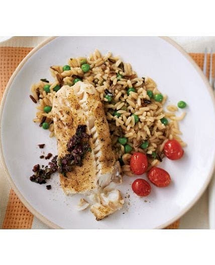 Mojo Cod With Rice Pilaf