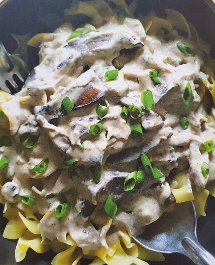 Alton Browns Mushroom Stroganoff