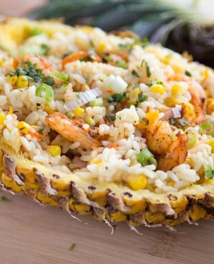 Pineapple Shrimp Luau