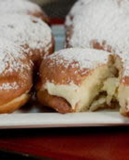 Bavarian Cream Filled Donuts