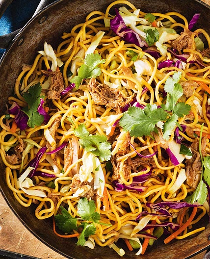Quick pork chow mein