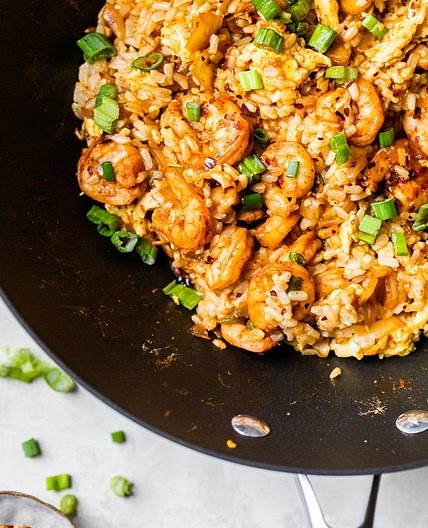 Spicy Shrimp Fried Rice