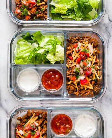 Meal Prep Taco Salad