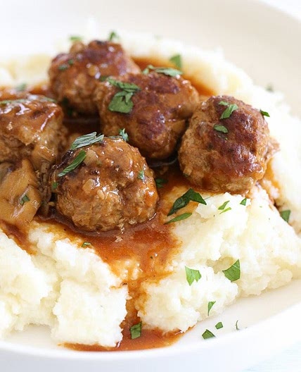 Salisbury Steak Meatballs (Instant Pot, Stove Top, Slow Cooker)