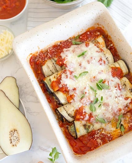 Best Skinny Eggplant Rollatini with Spinach