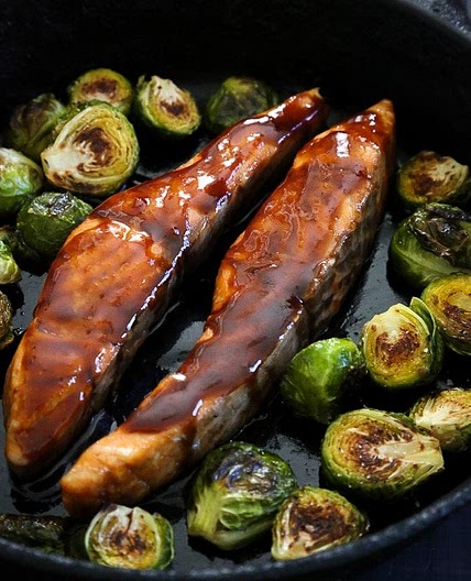 Maple Soy Glazed Salmon