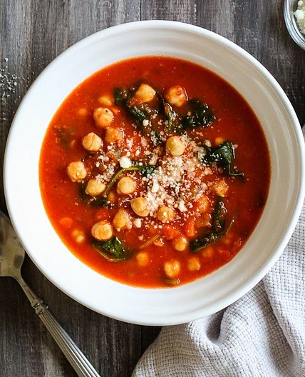 Chickpea Tomato Soup with Rosemary (Instant Pot, Slow Cooker and Stove Top)