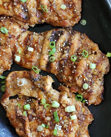 Korean Grilled Chicken Breasts