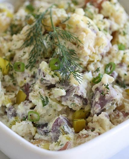 Rainbow Potato Salad