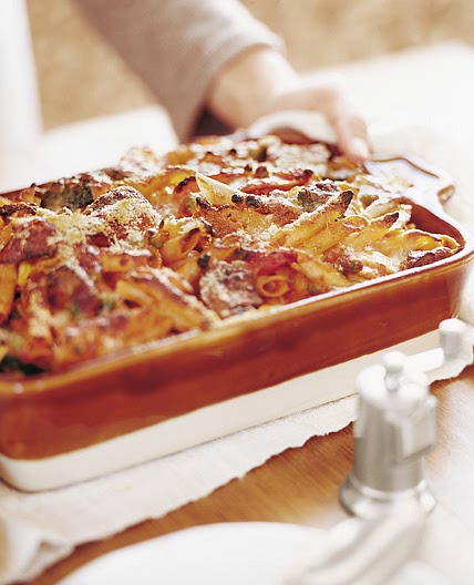 Baked Penne with Roasted Vegetables