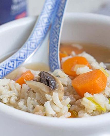 Chinesische Reissuppe
