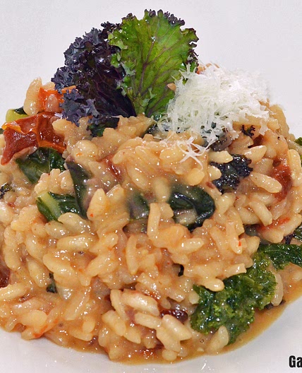 Risotto de kale y tomates secos, una receta deliciosa con tres tipos de esta col