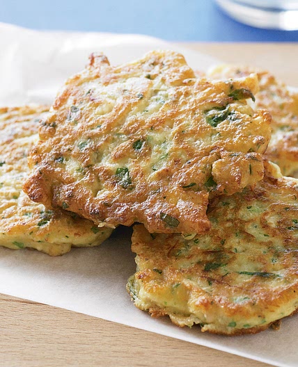 Chicken and chickpea fritters