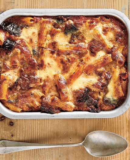 Baked pasta alla parmigiana