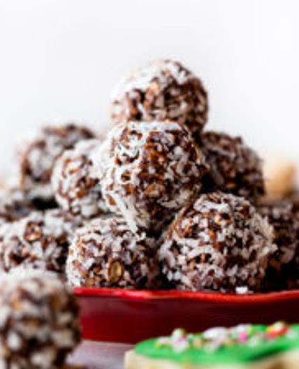No-Bake Chocolate Coconut Snowballs
