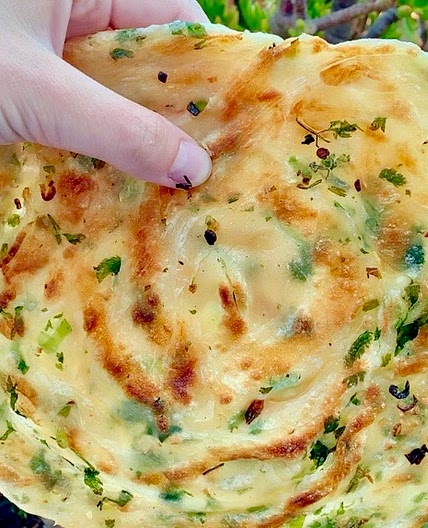 Flaky Scallion Pancakes