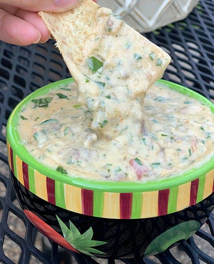 Smooth Homemade Queso Dip