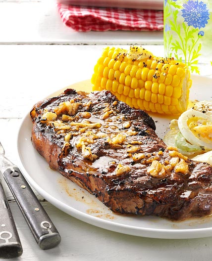 Garlic Grilled Steaks