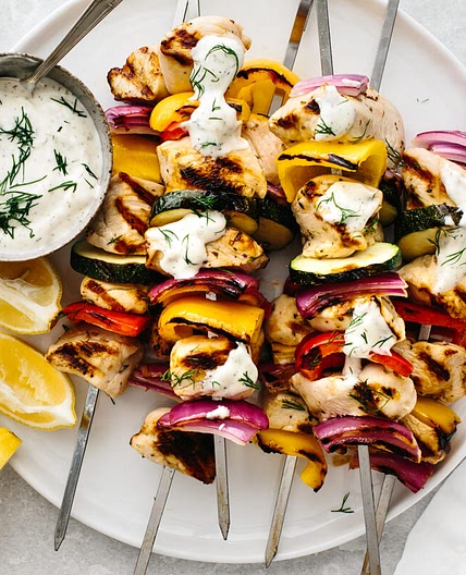 Greek Chicken Kabobs