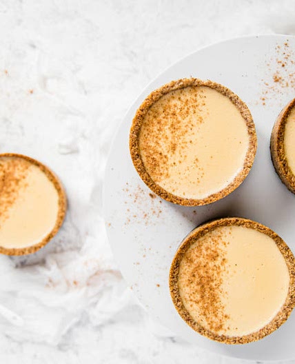 Dairy-free keto egg custard tarts