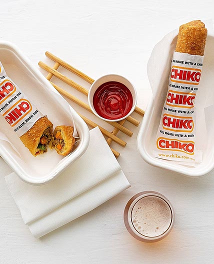 Nailed it: Wazza attempts to recreate the classic Aussie Chiko Roll