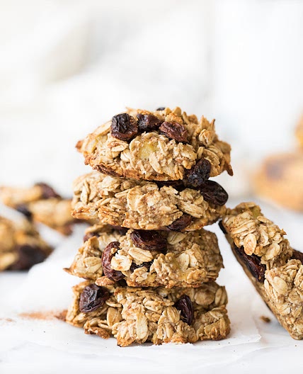 Banana Oat Breakfast Cookies