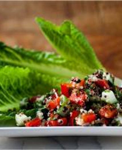 Rainbow Quinoa Tabbouleh