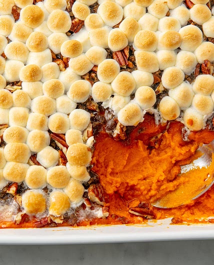 Sweet Potato Casserole With Marshmallows