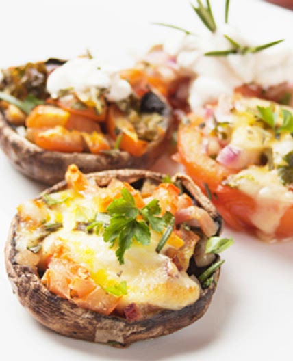 Champiñones al horno