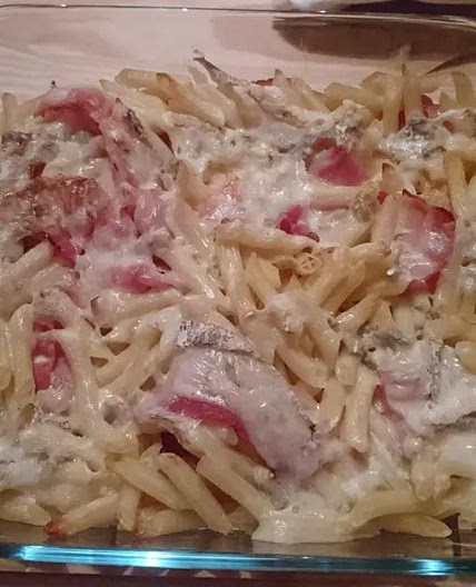 Gratin de penne au gorgonzola