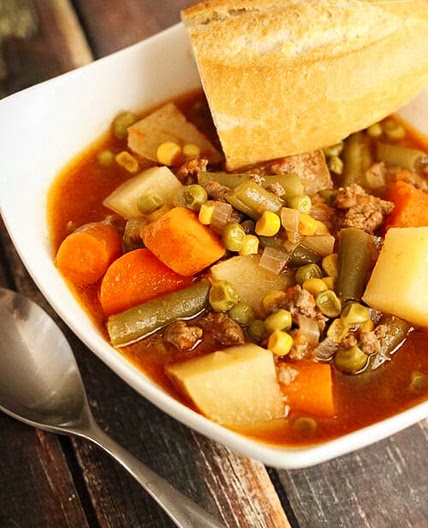 Crock Pot Vegetable Beef Soup