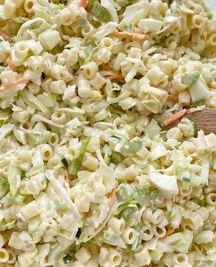 Coleslaw Pasta Salad
