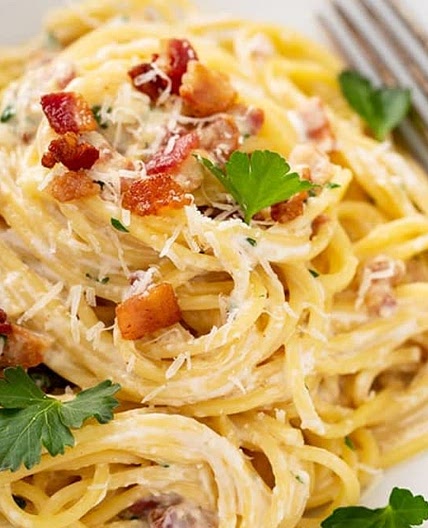 tagliatelle carbonara
