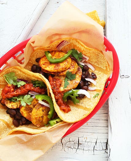 Plantain Black Bean Tacos