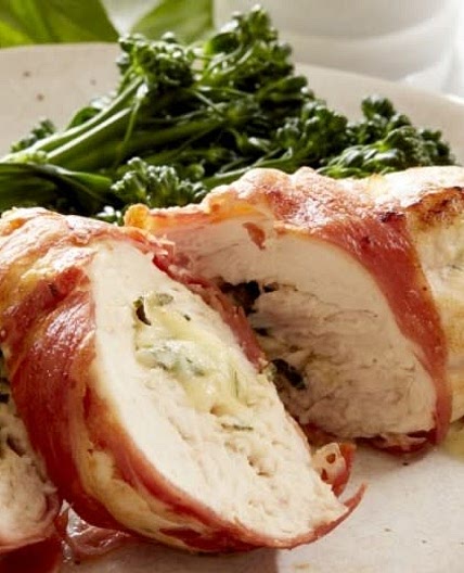 wrapped chicken