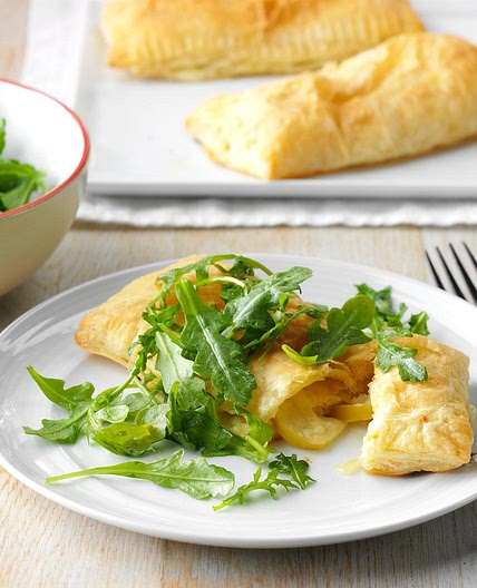 Apple, White Cheddar & Arugula Tarts