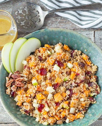 Apple Sweet Potato Quinoa Salad