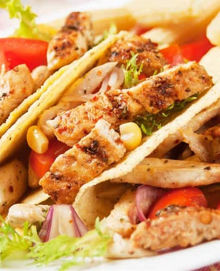 Low Sodium Kickin’ Chicken Tacos
