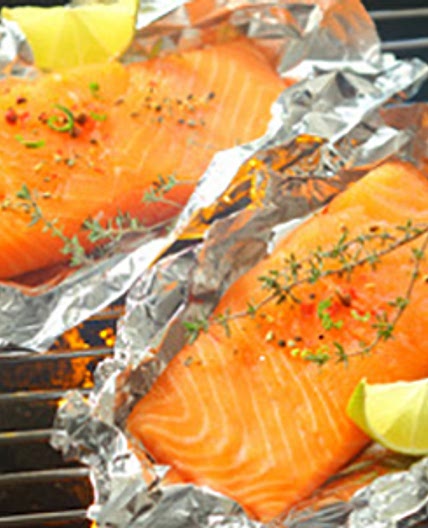 Easy Low Sodium Salmon with Lime and Herbs - Easy Low Sodium Recipes