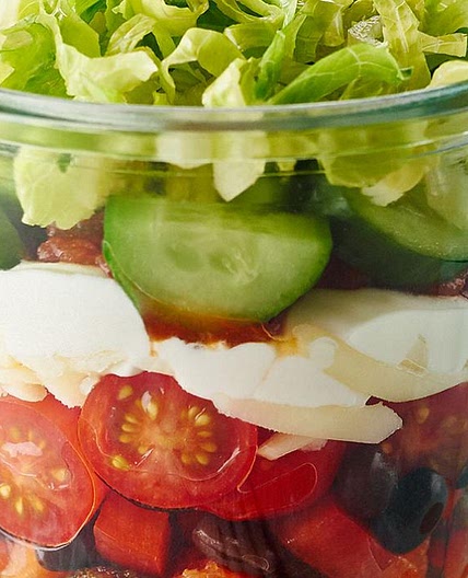 Taco Chicken Salad in a Jar