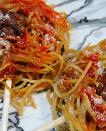 Deep Fried Spaghetti and Meatballs