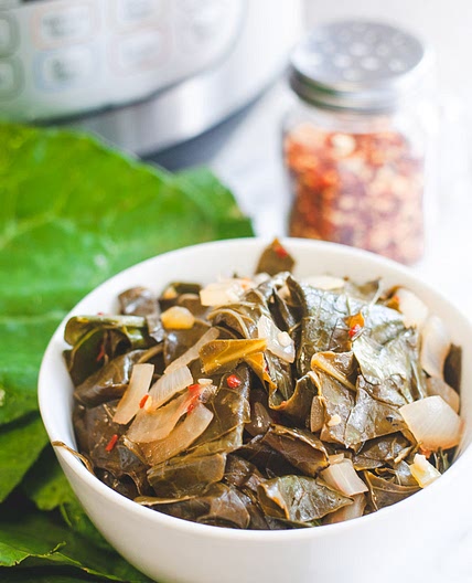 Savory Vegan Collard Greens